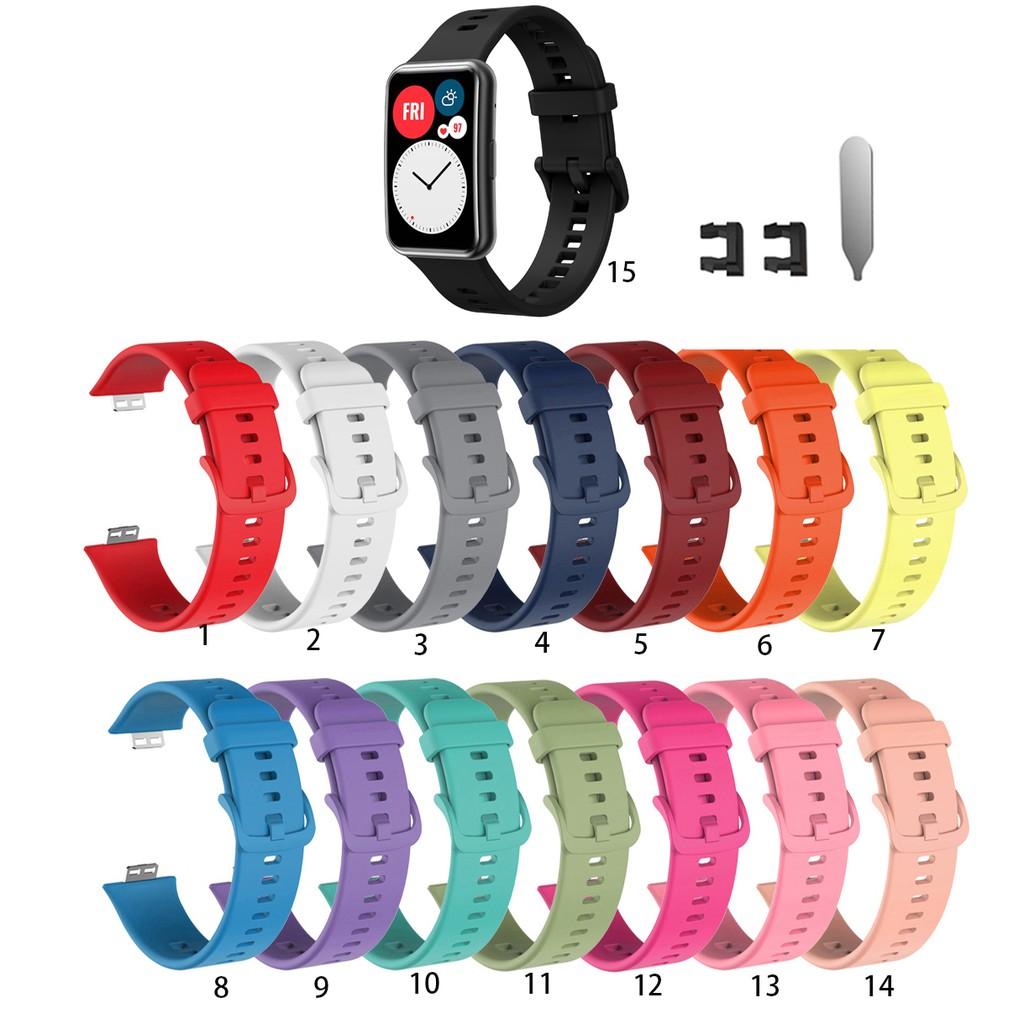 Dây Đeo Silicon Mềm Cho Đồng Hồ Thông Minh Huawei Watch