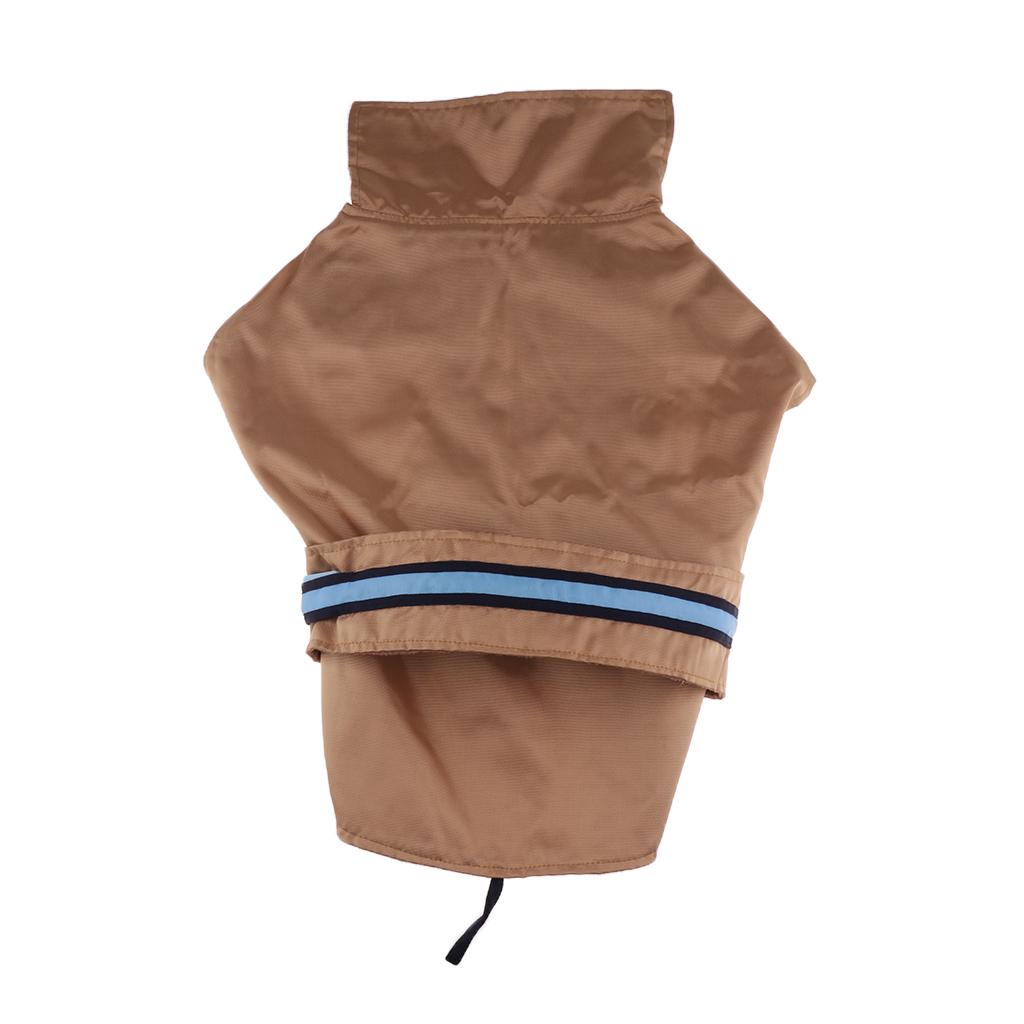 Pet dogs waterproof clothing with LED light reflective strips