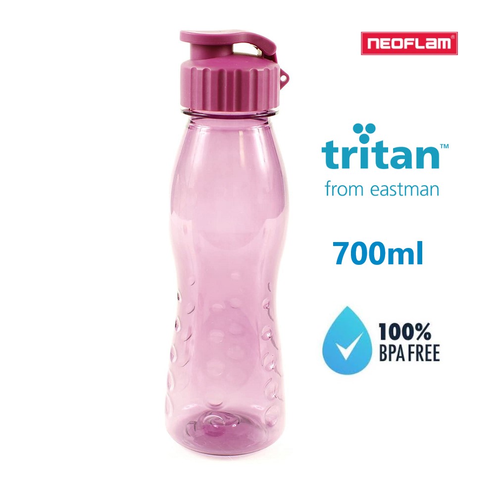 Chai nước tritan Fliptop 700ml, Neoflam Hàn Quốc. Sản phẩm nhiều màu lựa chọn