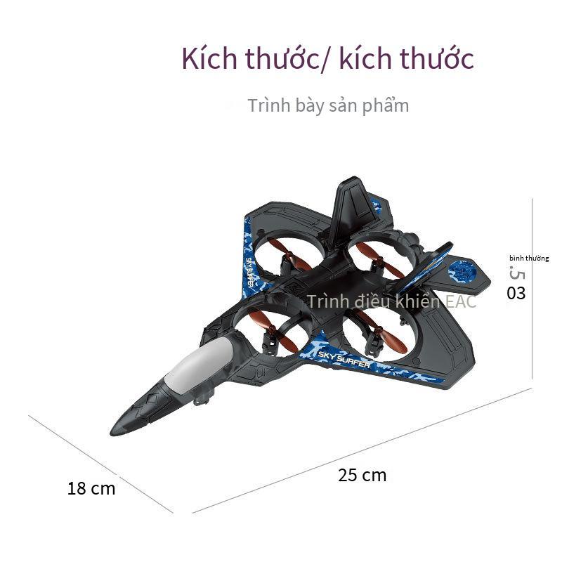 Máy rung nổ máy bay điều khiển từ xa V17 máy bay chiến đấu mô hình tàu lượn bọt bay không người lái máy bay đồ chơi trẻ em