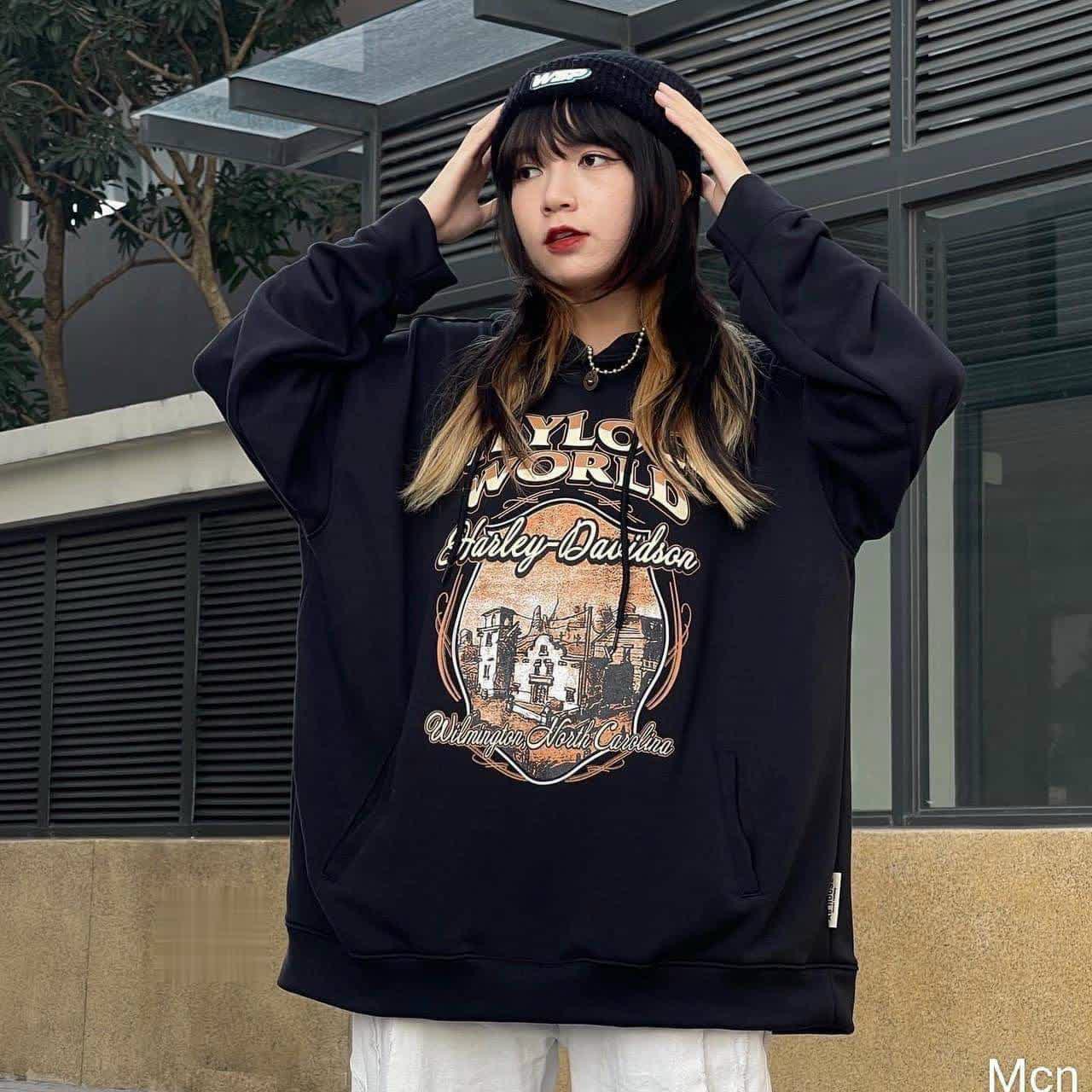 Áo hoodie nỉ chân cua CITYLOCO nam nữ unisex (Ảnh thật/có sẵn), Áo hoodie form rộng unisex CITY LOCO ulzzang phong cách cá tính hàn quốc