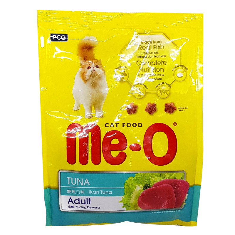 THỨC ĂN HẠT CHO MÈO LỚN ME-O TUNA TÚI 350G VỊ CÁ NGỪ