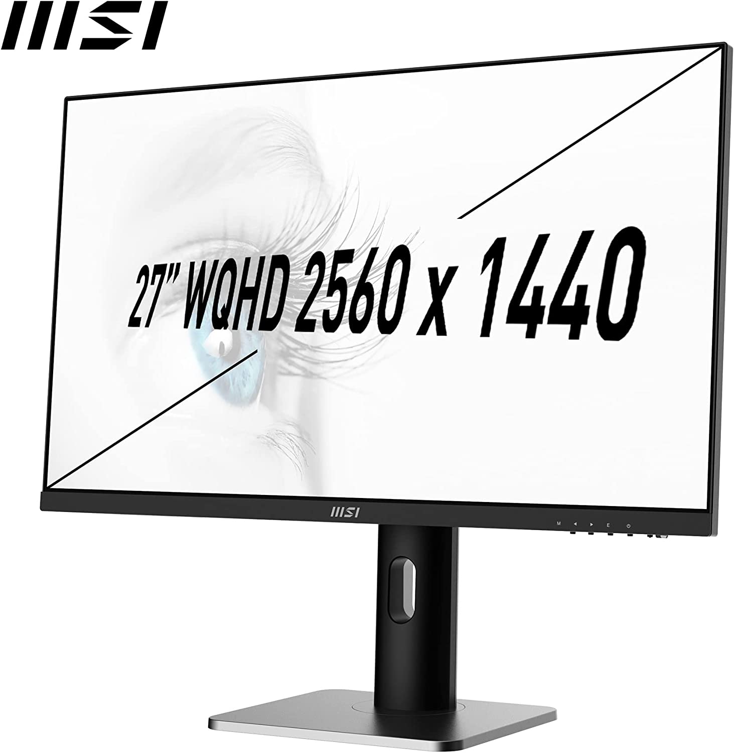 Màn hình MSI Pro MP273QP [ĐEN] 27inch (27&quot; FHD IPS, HDMI+DisplayPort) - Hàng chính hãng DGW phân phối