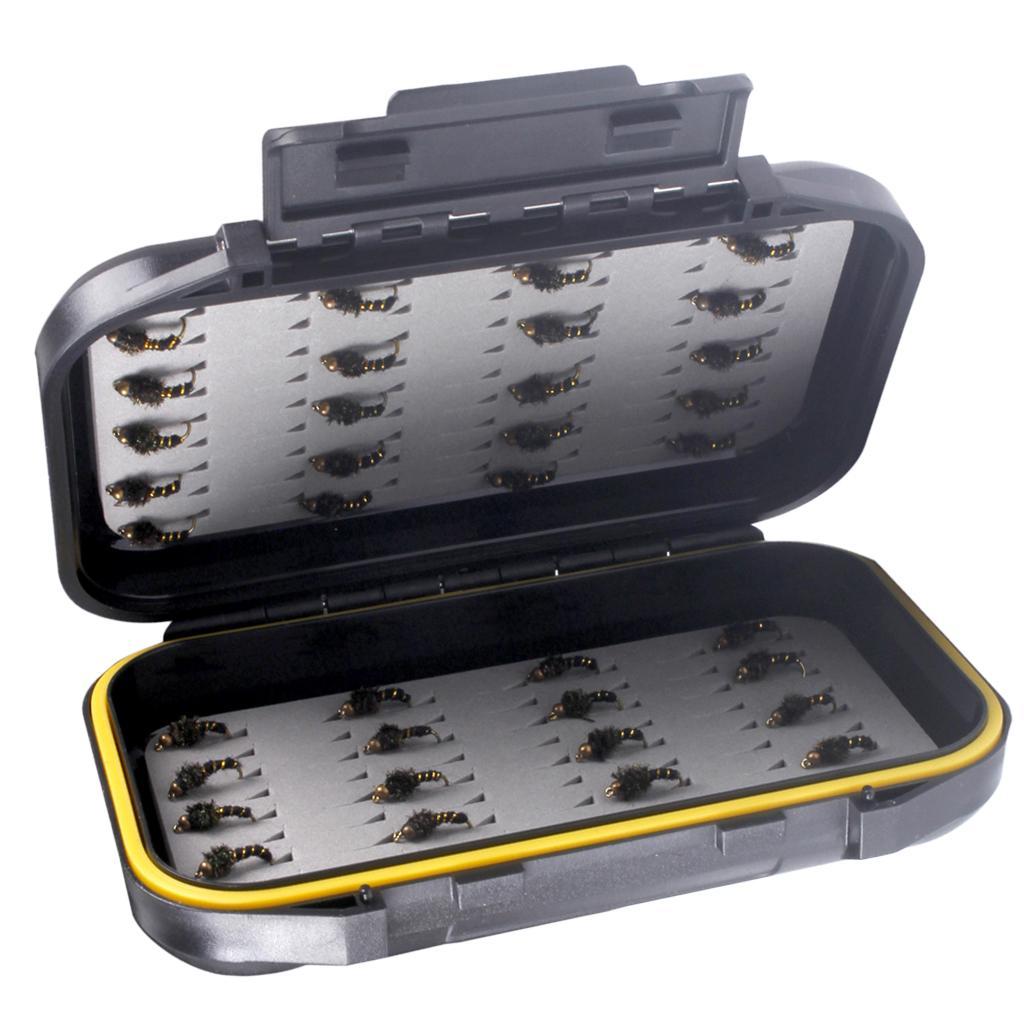 40pcs Fishing Flies Set Fly Fishing Lure Wet Flies Simulation Insects Flies Made of High Quality Carbon Steel Durable to use