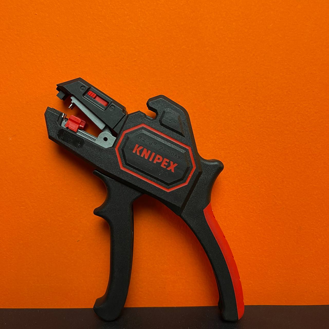 KỀM TUỐT VỎ DÂY ĐIỆN KNIPEX 12 62 180 Cho Dây 0.2 - 6.0 mm² L70010 692