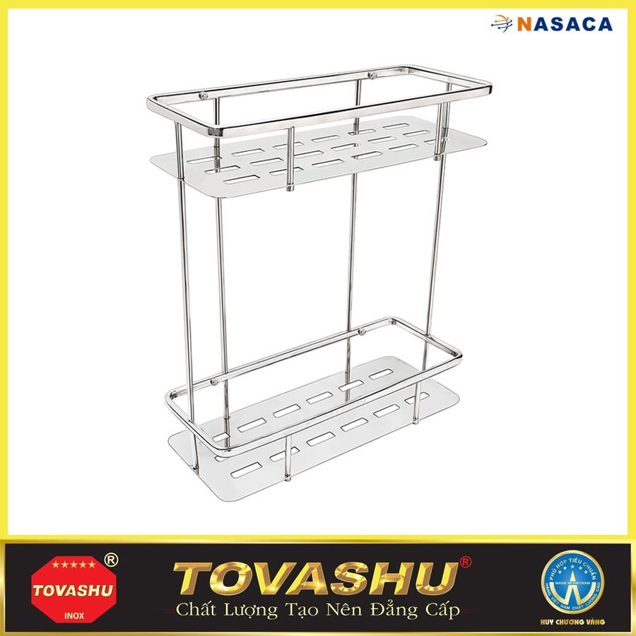 Kệ Inox Tấm Dài Đôi Tovashu TD2