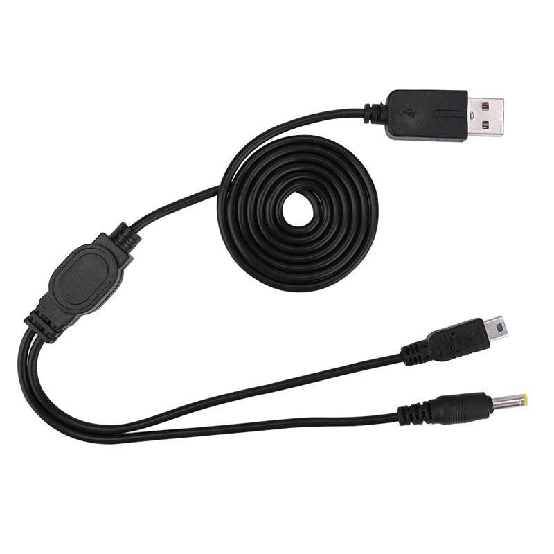 Cáp sạc 1.2m 2 trong 1 USB cho Sony PSP 2000 3000