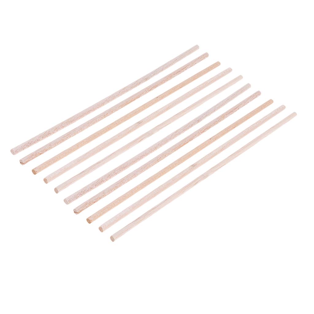10 Cái 5*5*250 Mm Thủ Công Thanh Vuông Thanh Gỗ Balsa Thanh Sở Thích Mô Hình DIY Dụng Cụ