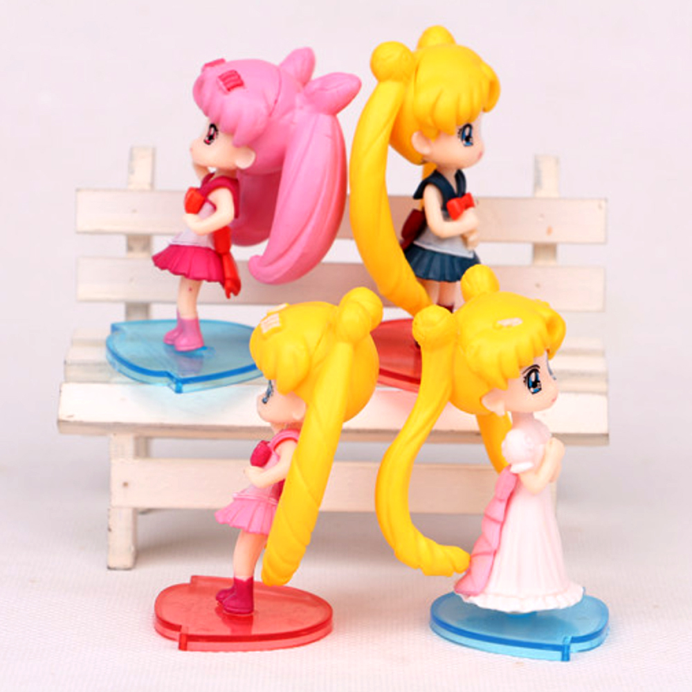 Bộ 05 mô hình thủy thủ mặt trăng - Sailor Moon