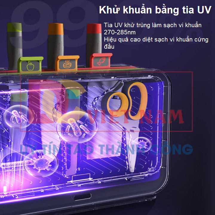 Bộ Dao Thớt Khử Khuẩn UV Và Sấy Khô Morphy Richards MR1002 Thế Hệ Thứ 3