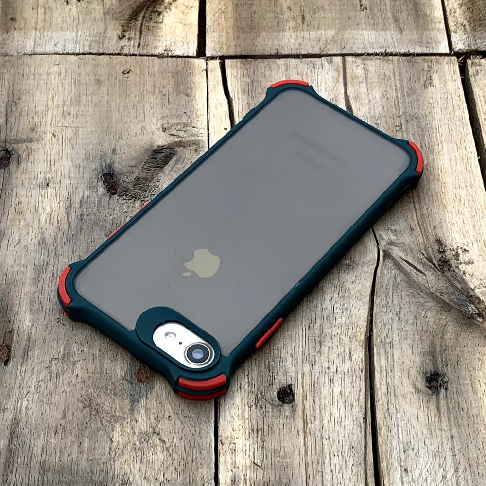 Ốp lưng chống sốc toàn phần dành cho iPhone 7 / 8 / SE 2020 - Màu xanh lá cây đậm