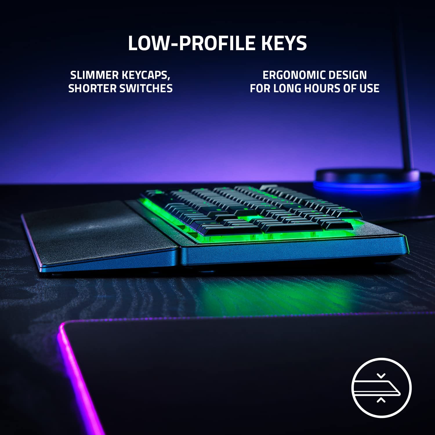 Bàn phím Razer Ornata V3 X-Low Profile Gaming Keyboard_Mới, hàng chính hãng