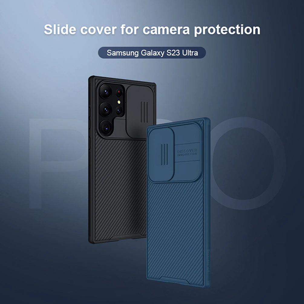 Ốp lưng dành cho Galaxy S23 Ultra Nillkin Camshield- Hàng chính hãng