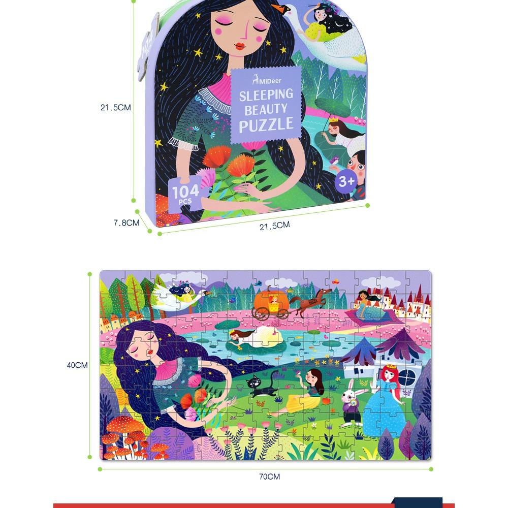 Xếp Hình Người đẹp ngủ trong rừng - Sleeping beauty puzzle Mideer