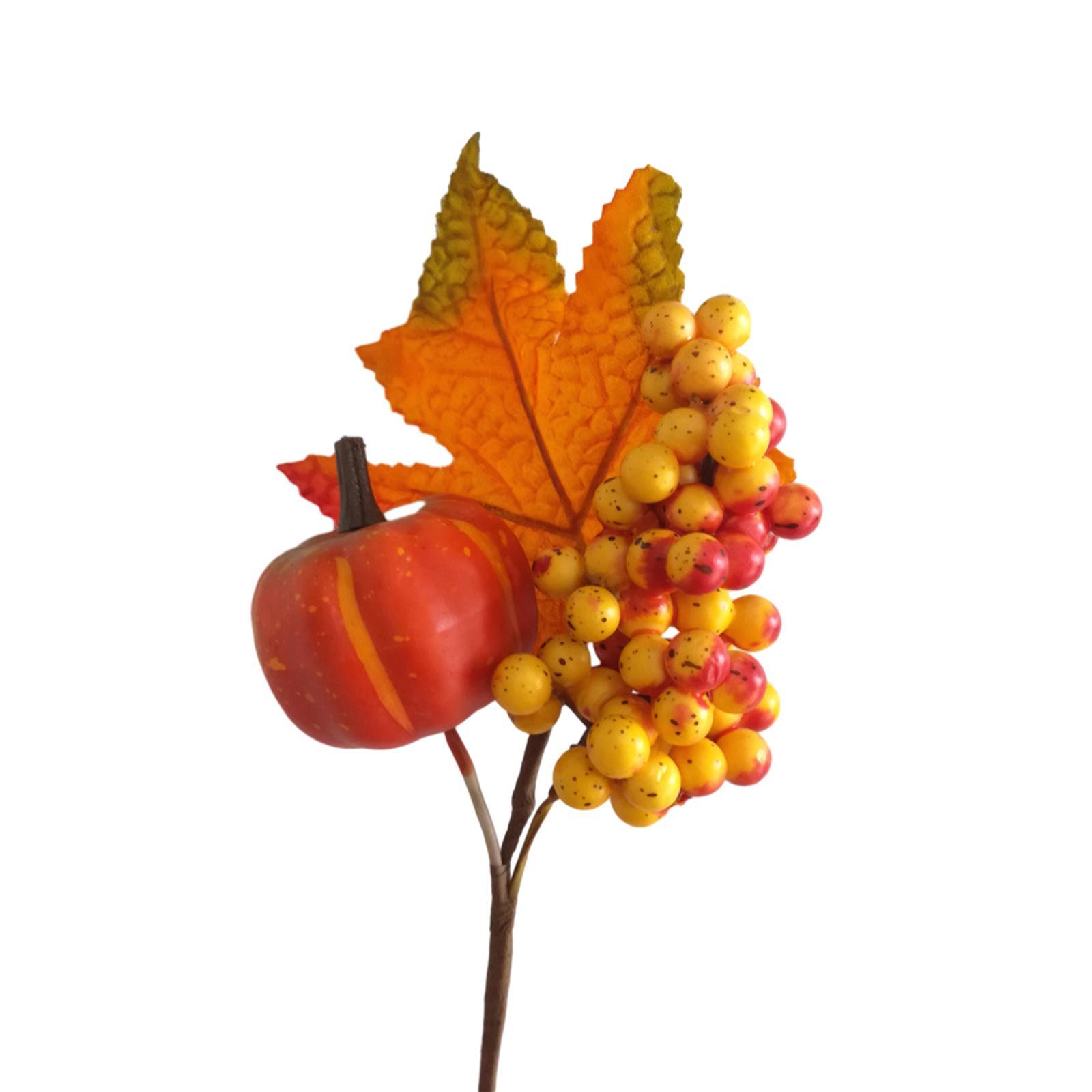 Simulated Maple Leaf Pumpkin for Table Centerpiece Thanksgiving Fall Harvest