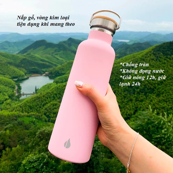 Set hộp quà tặng Sinh nhật, set Yêu Thương, bình giữ nhiệt và ly giữ nhiệt Elemental