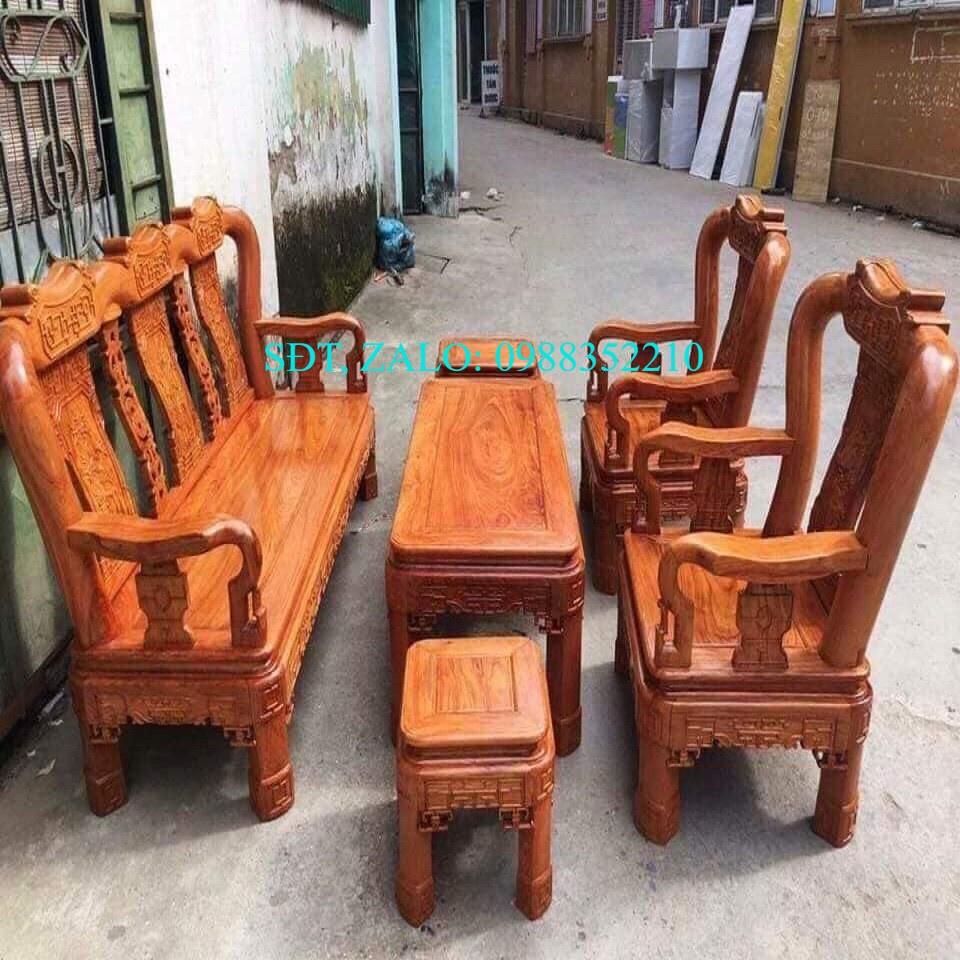 Bộ bàn ghế Minh Quốc Triện gỗ Gõ Đỏ