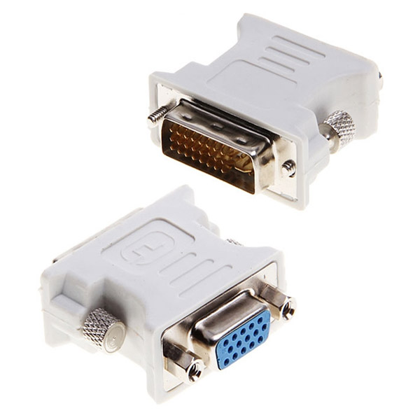 Đầu chuyển đổi DVI sang VGA tặng kèm dây loa 1 đầu 3.5 ra 2 AV dài 1,5m
