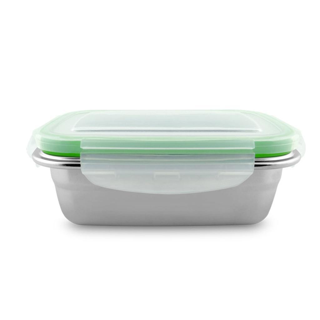 Food Preservation Box Meal Prep Containers 1800ml + Durable Steamer Basket