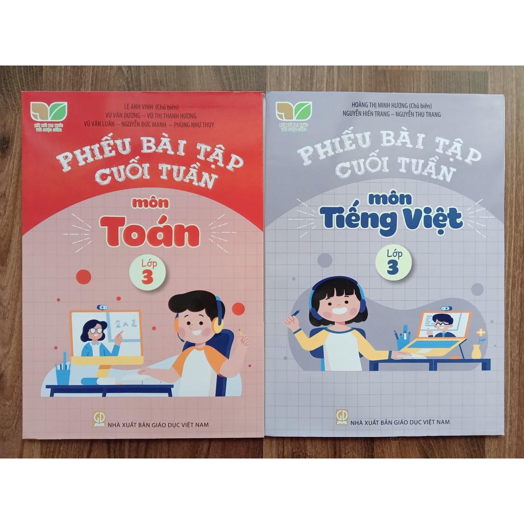 Sách - Phiếu bài tập cuối tuần môn Tiếng Việt lớp 3