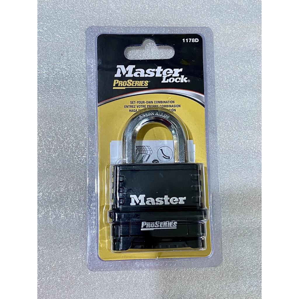 Khóa số Master Lock 1178 EURD Thân kẽm rộng 57mm Màu đen - Dòng Proseries - MSOFT