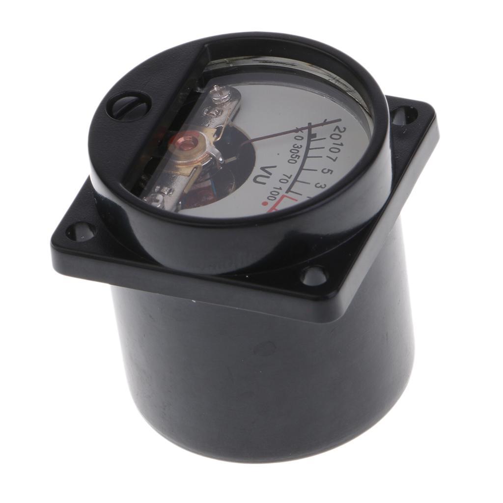 Audio Power Amplifier Panel VU meter DB level LED Header Black