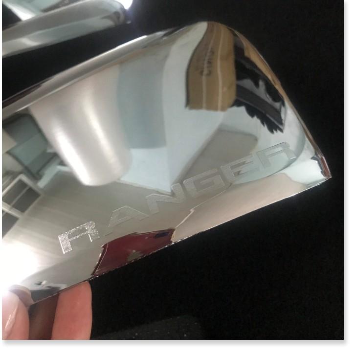 Bộ ốp gương không đèn dành cho xe Ford Ranger 2016-2019 đẹp