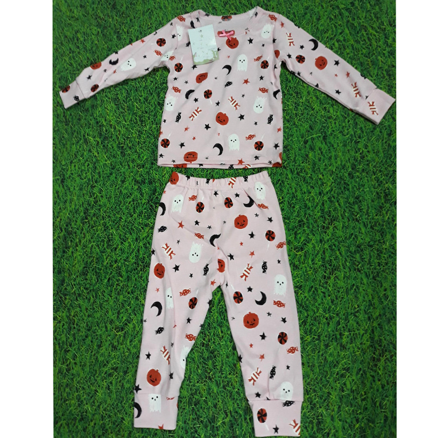 Bộ quần áo cotton bé gái size 1-5