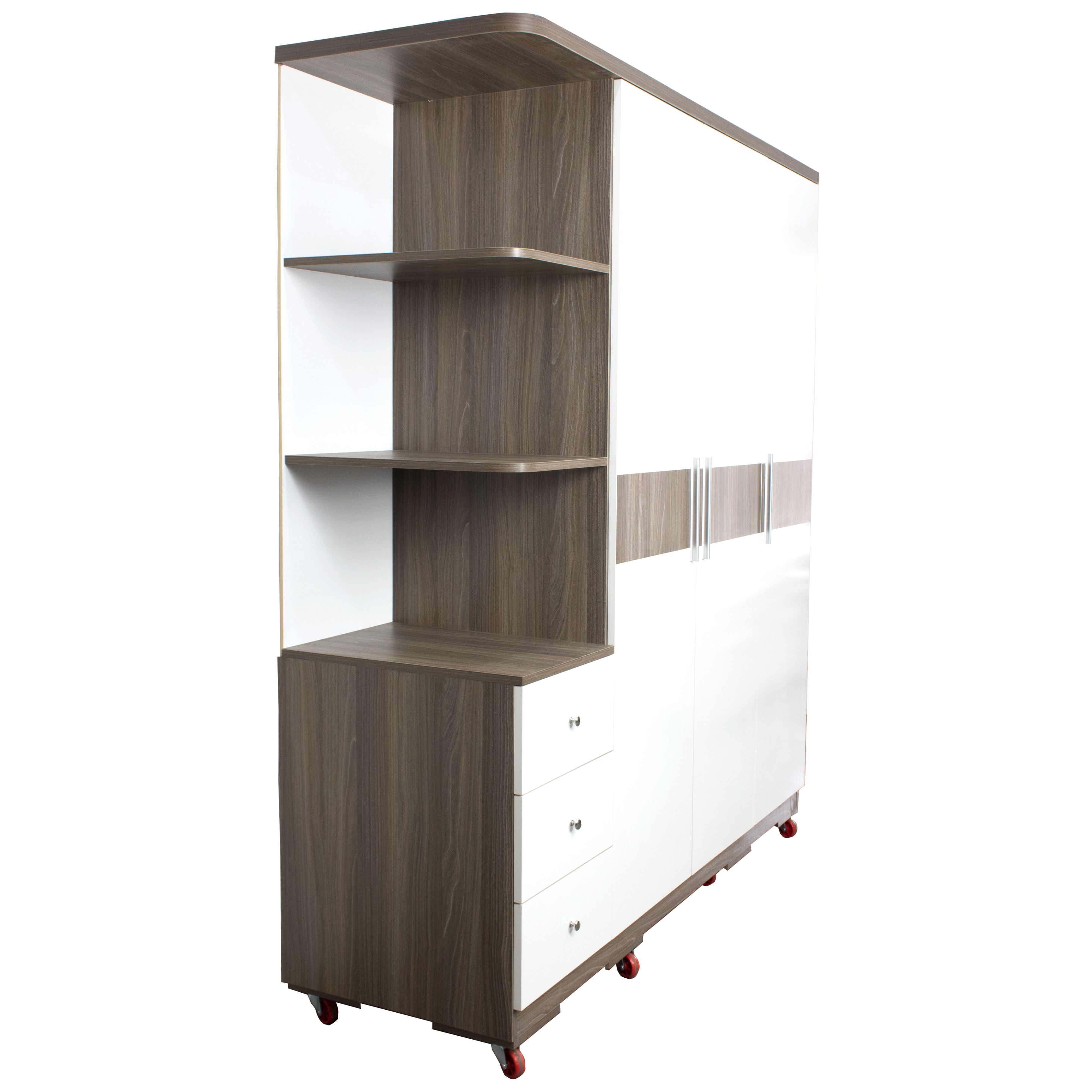 Tủ Áo 3 Cánh Góc Gỗ Mdf Phủ Melamine Cao Cấp Viva Đẹp Gía Rẻ