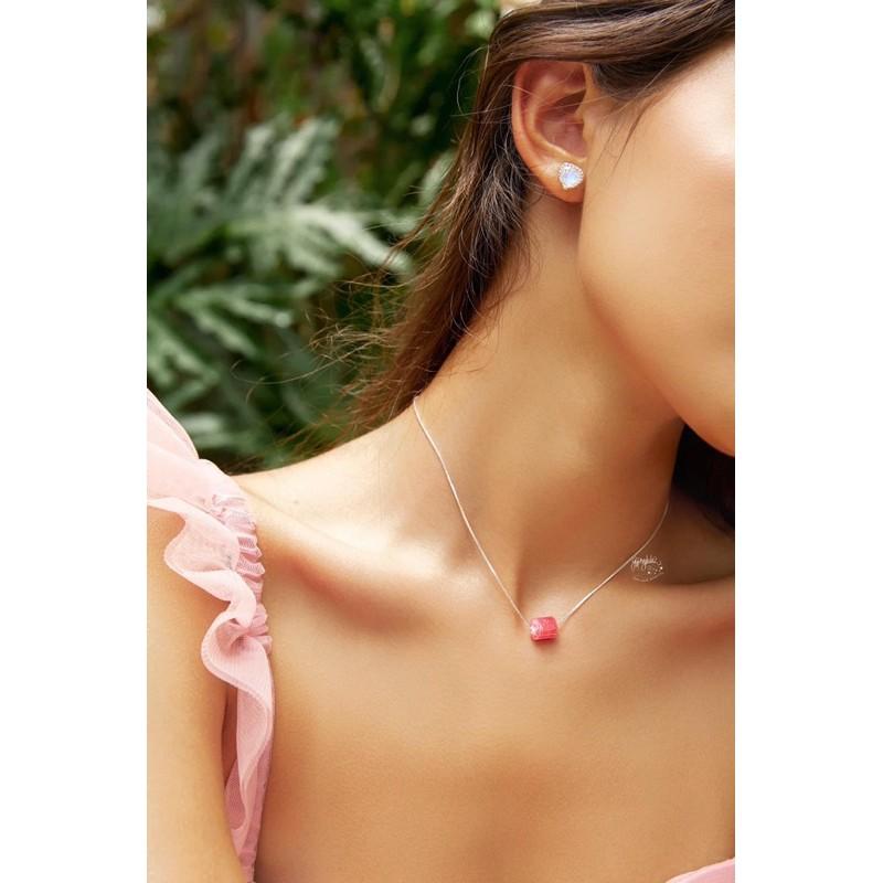 Dây chuyền Lu Thống đá Đào hoa SP002669 Gypsy.lala