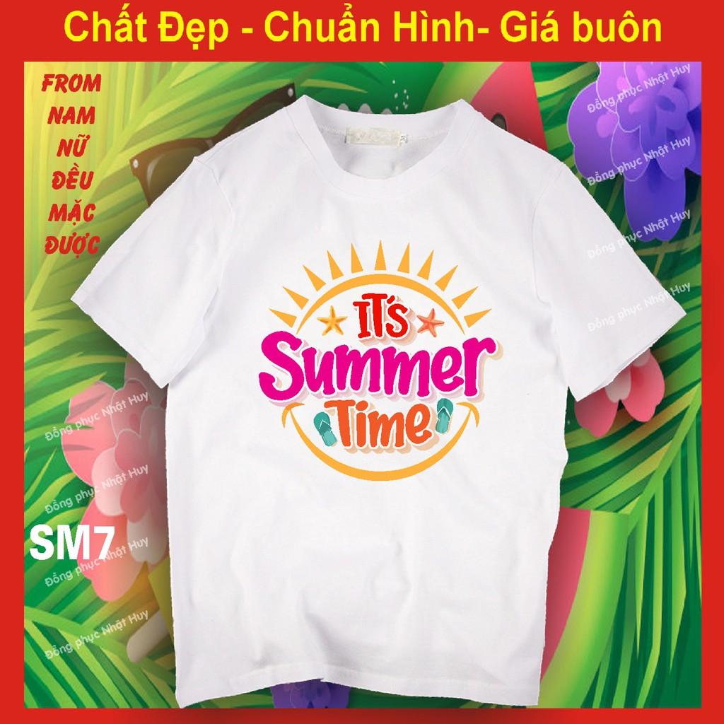 Áo đi biển SM4,du lịch, hello summer, thun,phông,đồng phục
