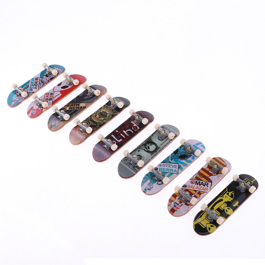 9 Mini Ván Trượt Ngón Tay Đồ Chơi Sàn Tàu Ngón Tay Ban Tặng Cho Ván Trượt Ngón Tay Người Hâm Mộ Trẻ Em & Người