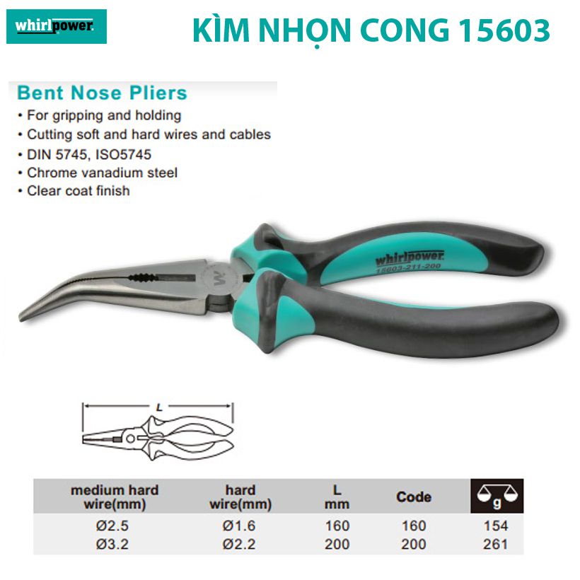 KÌM NHỌN MŨI CONG WHIRLPOWER