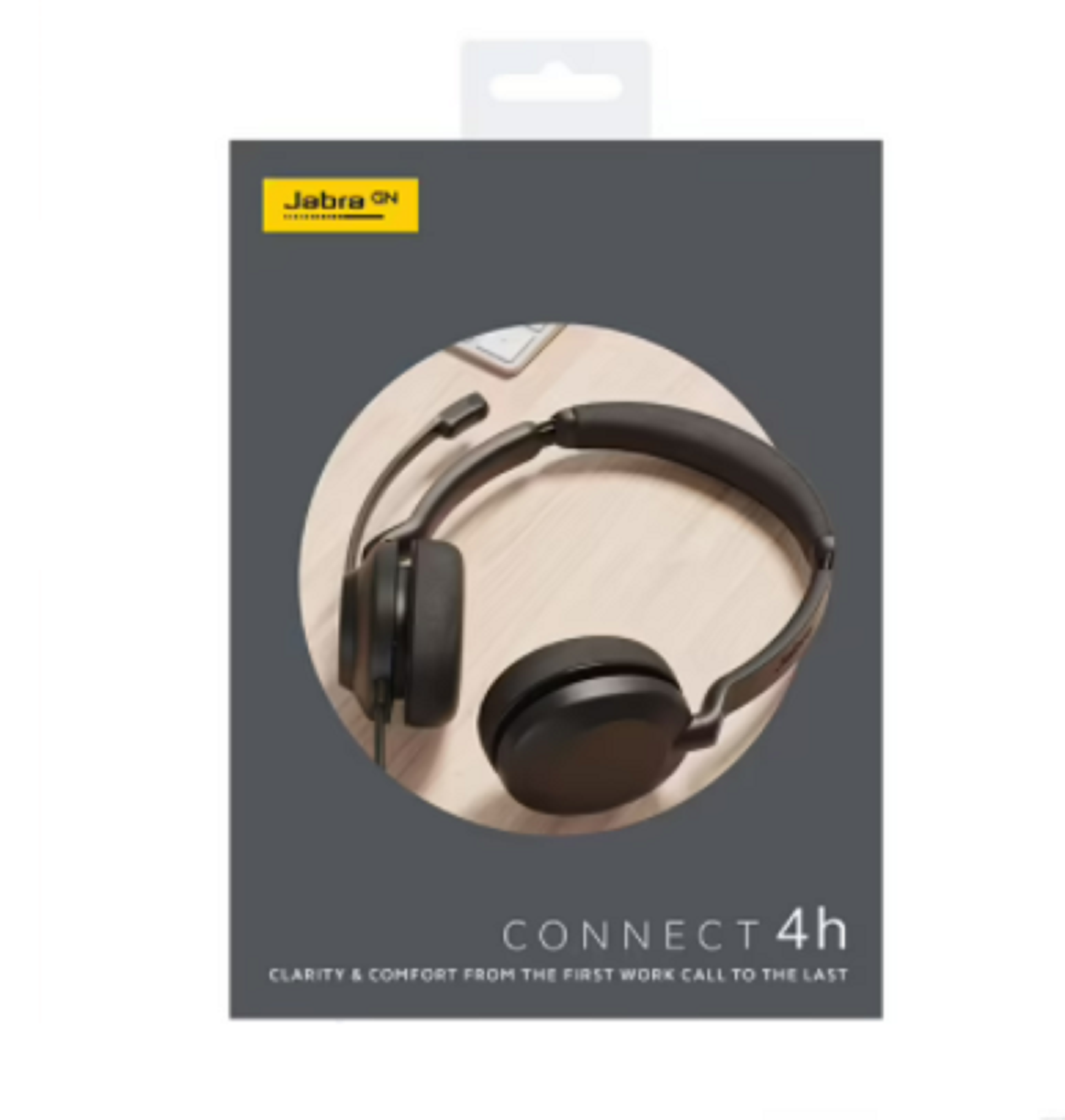 Tai Nghe Chụp Tai On-ear JABRA Connect 4H | Đan Mạch | USB C | 2 microphone | Hàng Chính Hãng