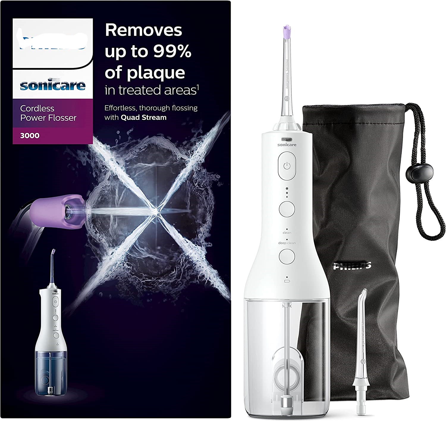 Máy Tăm nước Philips Sonicare kabelloser Power Flosser 3000 Model HX3806/31