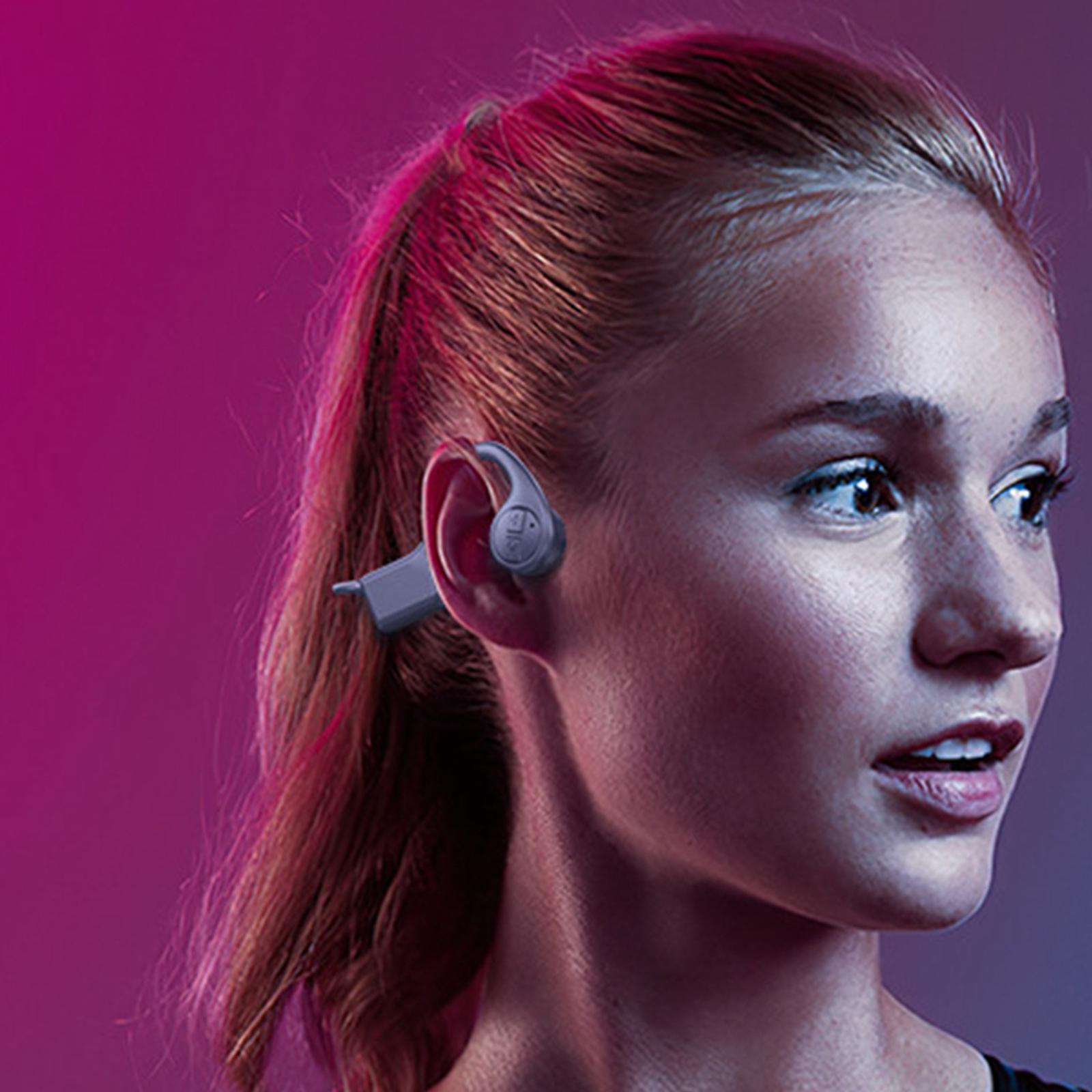 Bluetooth Headphone, Bone Conduction Stereo Noise Reduction Open Ear Headset for Driving
