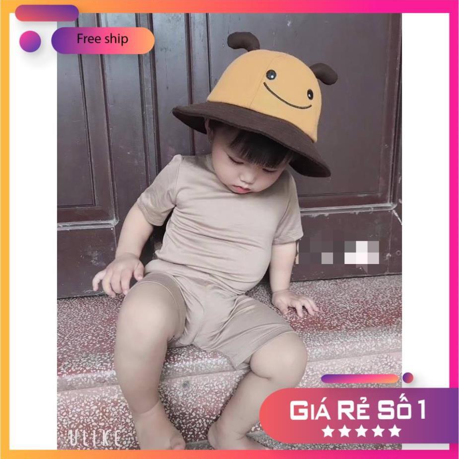 Bộ Cộc Tay Cho Bé Bộ Minky Mom Cộc Tay Chất Thun Lạnh siêu mềm mịn thoáng mát . .