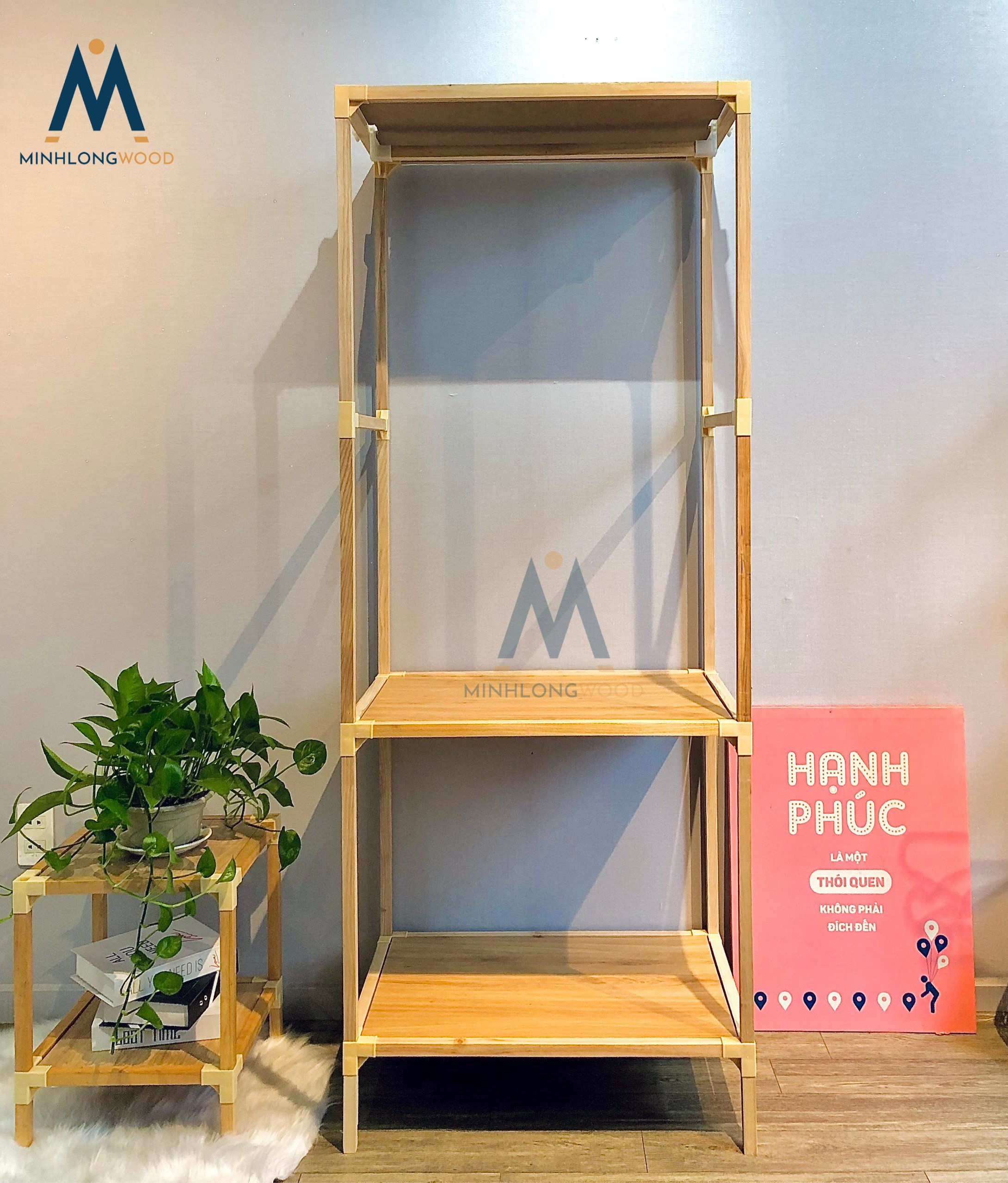 Tủ quần áo Minhlongwood - 1 buồng 1 ngăn - M31