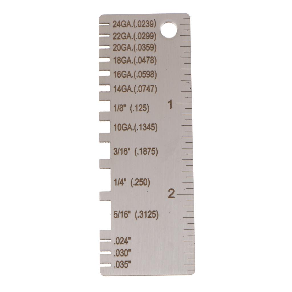 Wire Sheet Thickness Gauge Thickness Size Inspection Tool Welding Gauge New