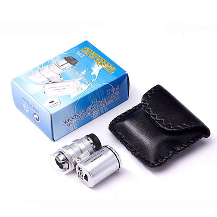Kính lúp mini 60X V1 - siêu bền - có bảo hành