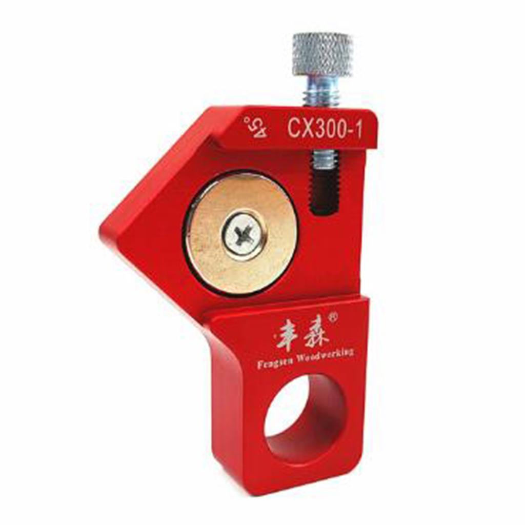 Woodworking Scriber Ruler Line Gauge Ruler 90° 45° Angle Square Ruler Tools