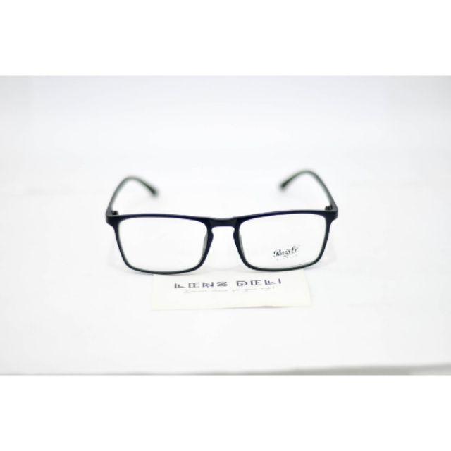 Gọng kính siêu mỏng Lens Deli (Đen) + Tặng 1 chai nước rửa kính Glassone