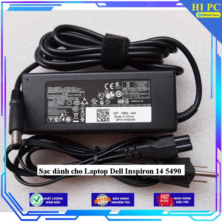Sạc dành cho Laptop Dell Inspiron 14 5490 - Kèm Dây nguồn - Hàng Nhập Khẩu
