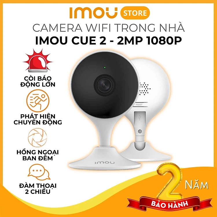 Hình ảnh Camera wifi imou Cue 2 - Cue 2E Full HD 1080P, ĐÀM THOẠI 2 CHIỀU - Hàng Chính Hãng