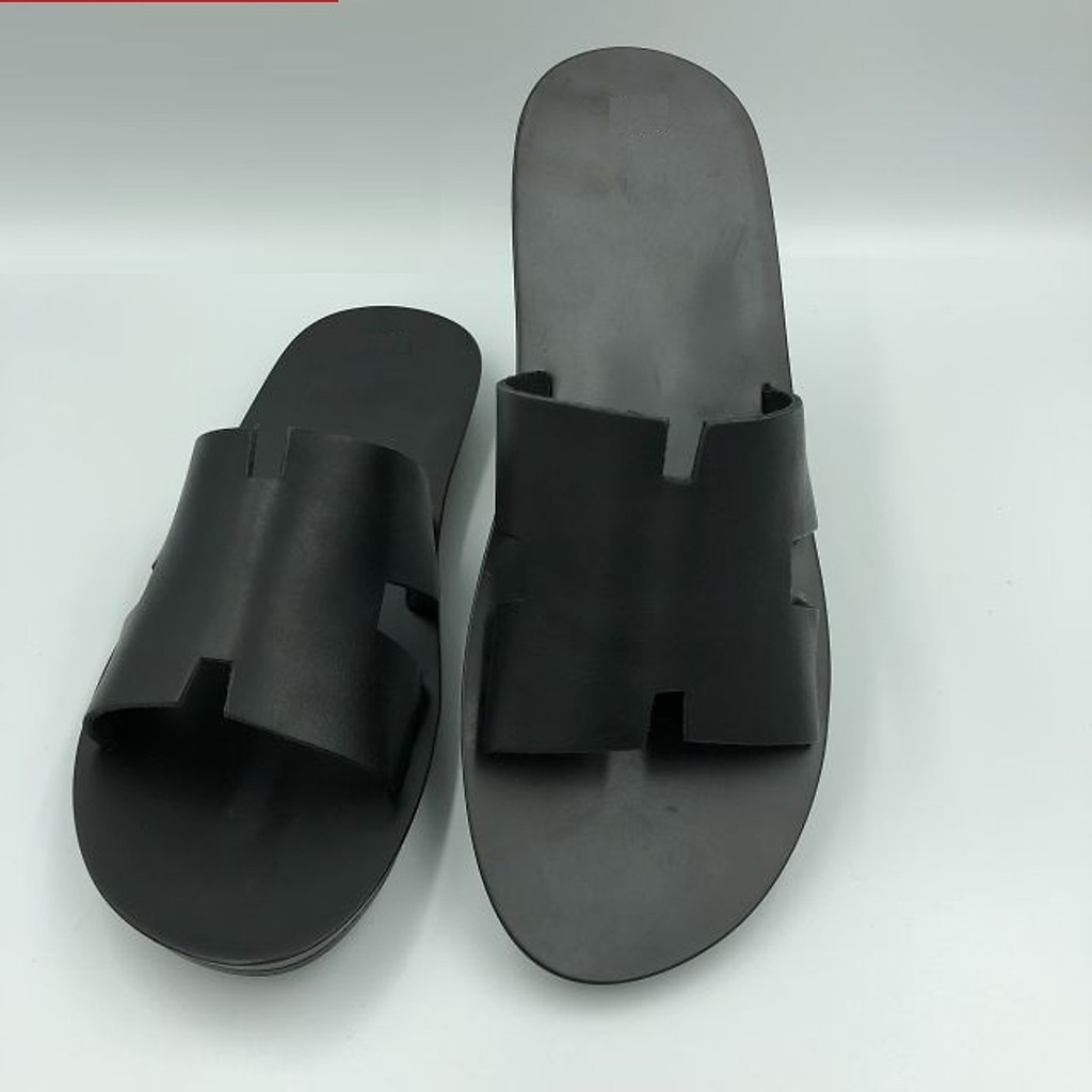 Dép Nam Dép Nam Da Bò Dép Quai Ngang Nam UDANY Dép Nam Hình Chữ H Tuyệt Đẹp - DQN003