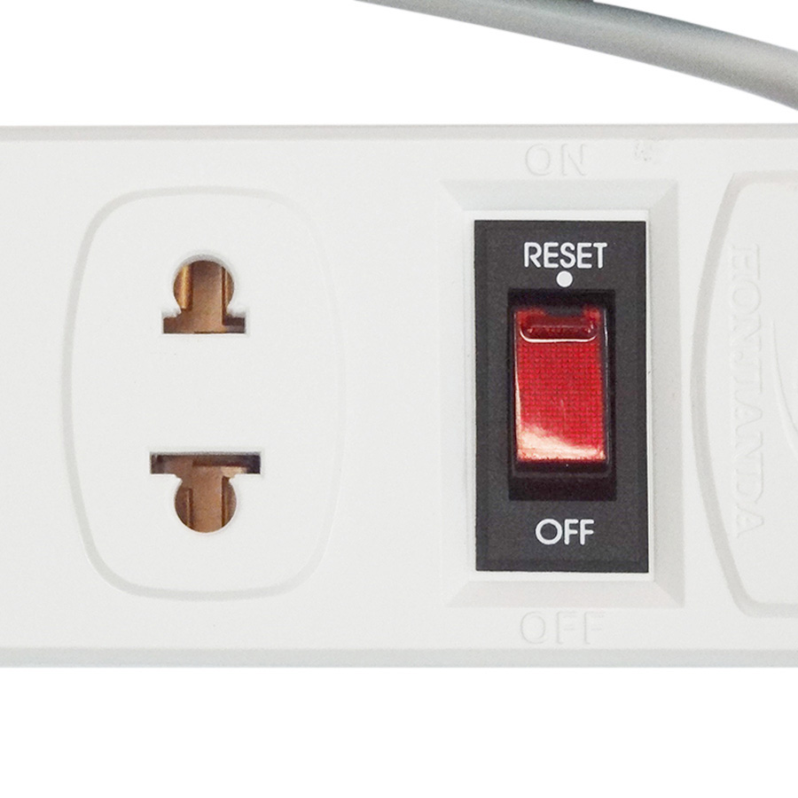 Ổ Cắm Điện Honjianda Loại 4 Ổ - HJD-0114R (Dây Dài 3m)
