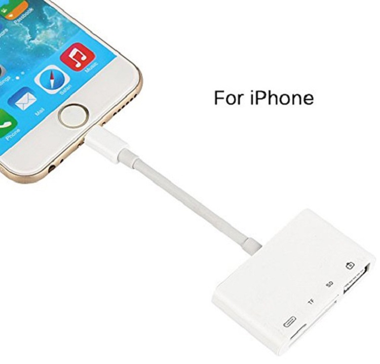 Cáp OTG lighning 4 in 1 cho Iphone Ipad
