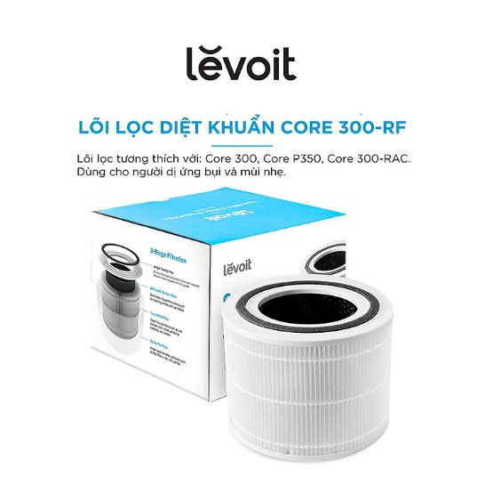 Lõi lọc cho máy lọc không khí Levoit Core 300 - Hàng chính hãng