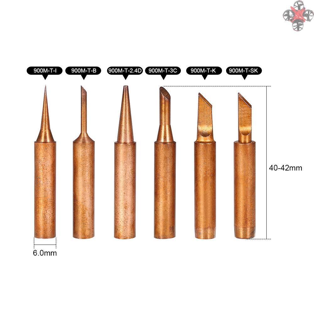 Bộ 6 Đầu Mũi Hàn 900m-t