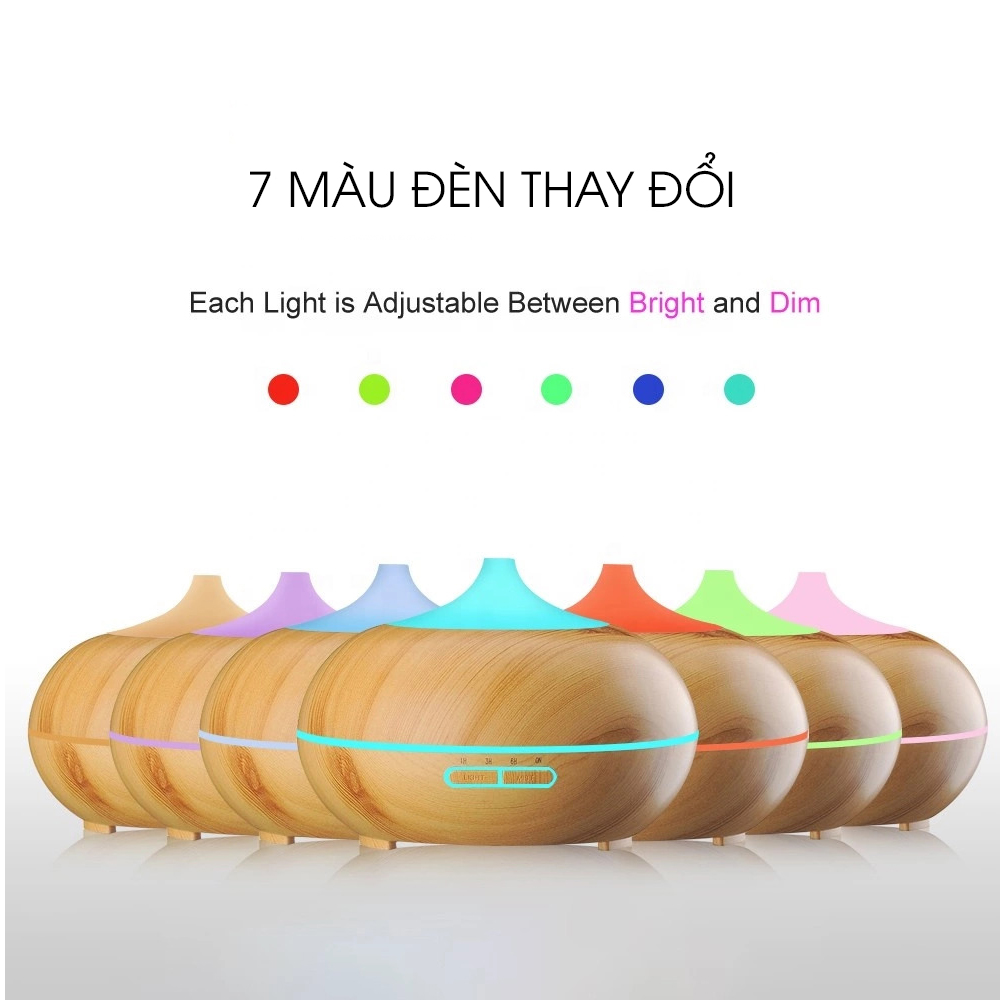 Máy Phun Sương Tạo Ẩm Bí Ngô| Giúp Đuổi Muỗi, Xông Phòng | Tặng 3 Chai Tinh Dầu Kobi Sả Chanh + Bạc Hà + Oải Hương | Nhập Khẩu Ấn Độ